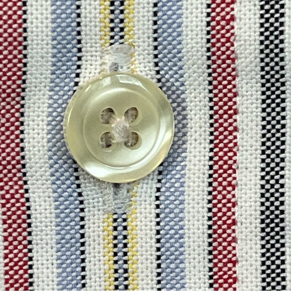 Brooks Brothers 346 Classic Striped Men's Dress Shirt Size Medium Button Up - Picture 5 of 16